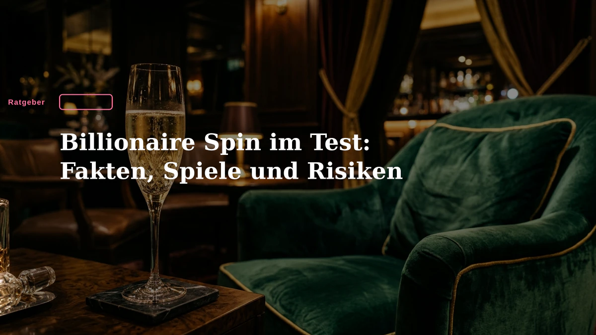 Billionaire Spin im Test: Fakten, Spiele und Risiken