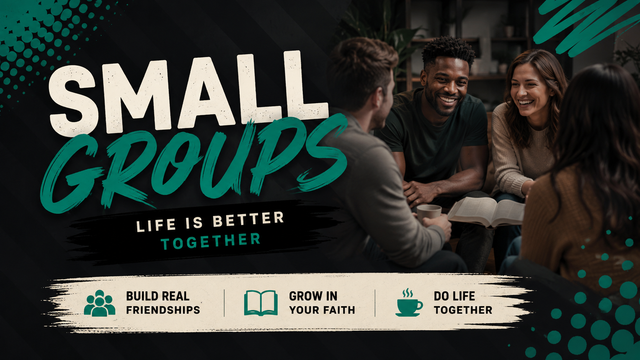 Small Groups, Start This Week
