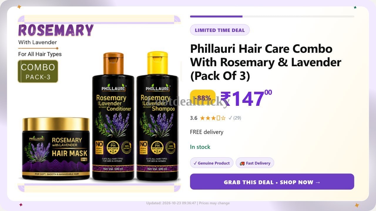   phillauri Hair Care – Just ₹147 | Top Unbeatable Deal