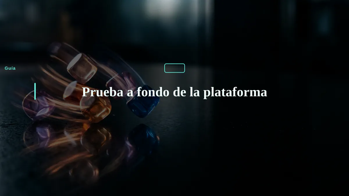 Prueba a fondo de la plataforma