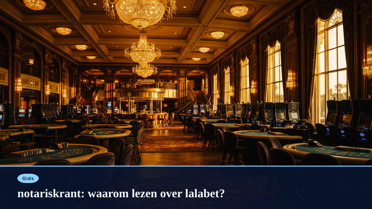 notariskrant: waarom lezen over lalabet?