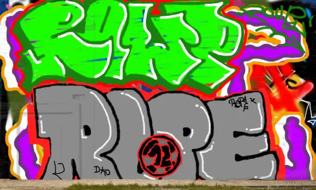 Graffiti artwork by rope12