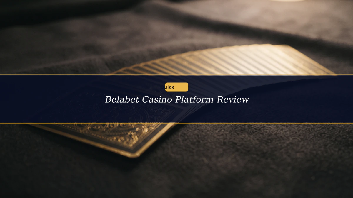 Belabet Casino Platform Review