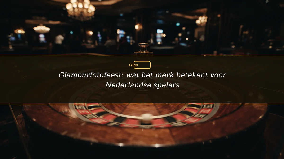Glamourfotofeest: wat het merk betekent voor Nederlandse spelers