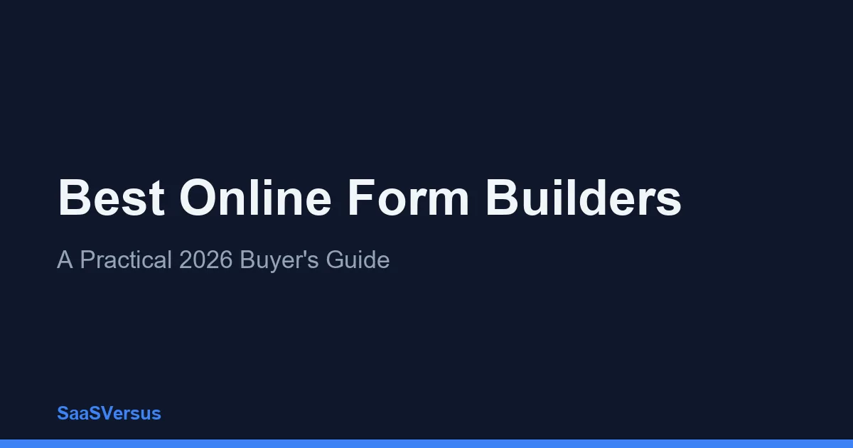 Best Online Form Builders