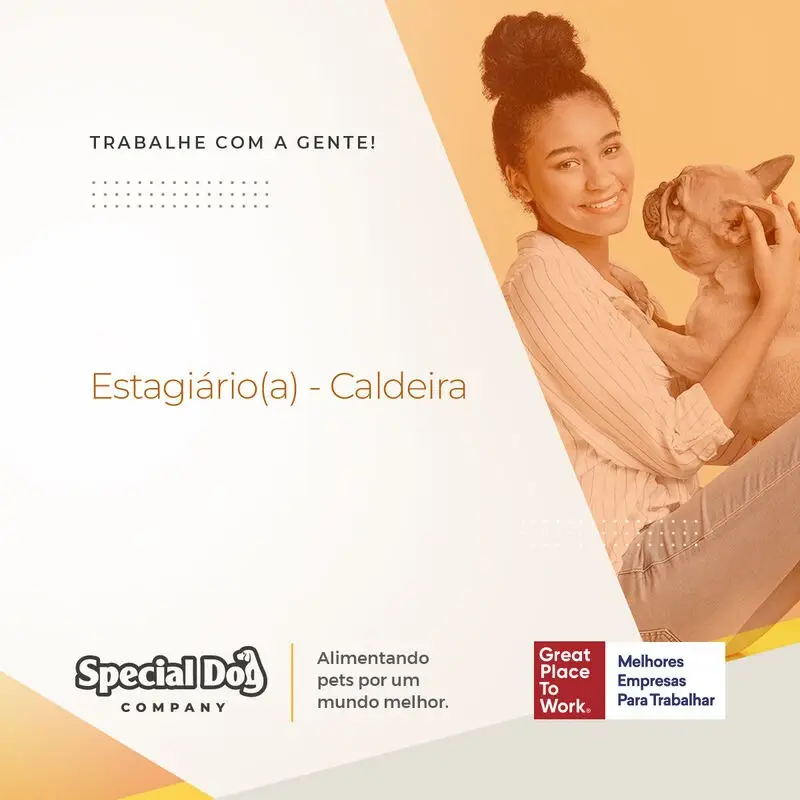 Vaga Para Estagi&Aacute;rio Na Especial Dog