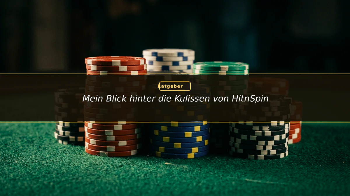 Mein Blick hinter die Kulissen von HitnSpin