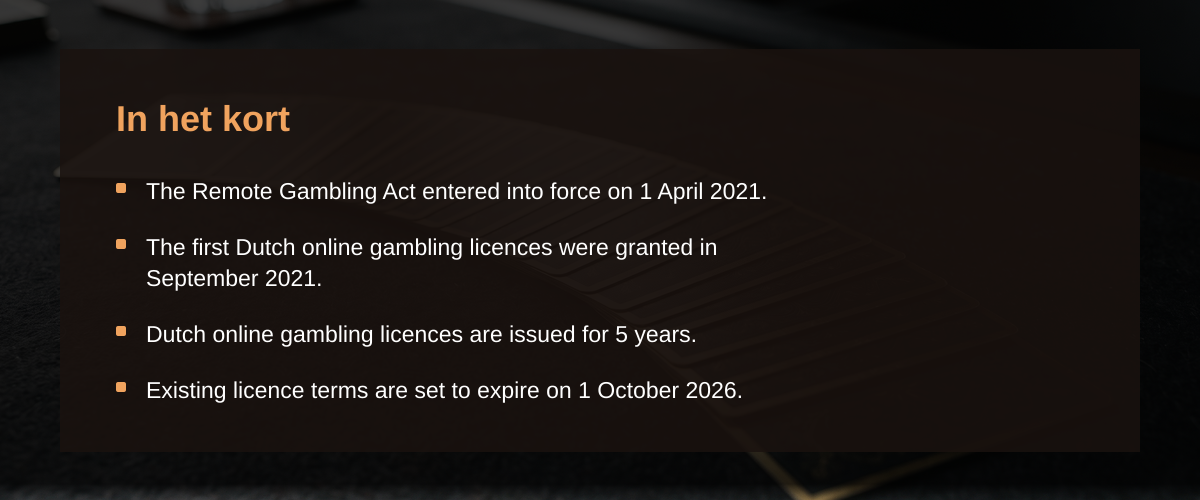 Nieuwe legale online casino nederland &mdash; In het kort