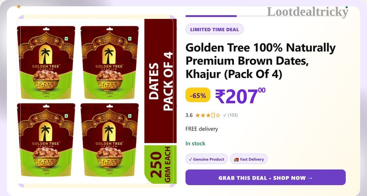 khajoor Dates 4 – Just ₹207 | Huge Savings Offer khajoor Dates 4 – Just ₹207 | Huge Savings Offer