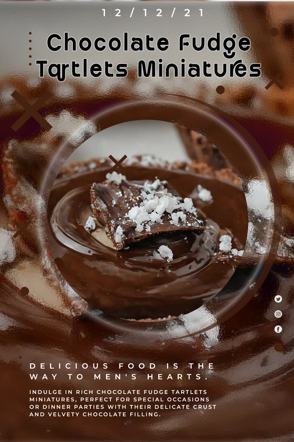 Chocolate Fudge Tartlets Miniatures