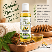 OLEO CAPILAR E CORPORAL 120ML RICINO - KOSNATTUS - foto 4