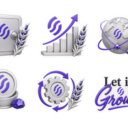 Seasons v2 Telegram Sticker — 3D Yield Icons PNG
