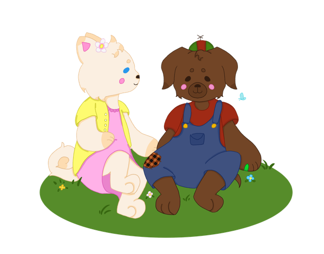 Labrador-Husky-Flower-Fieldtransparent