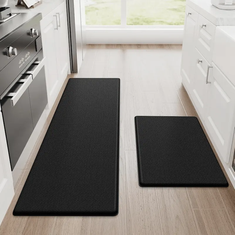 Cushioned Anti-Fatigue Kitchen Mat Set – Non-Slip Waterproof Floor Rugs for Kitchen, Office & Standing Desk Comfort