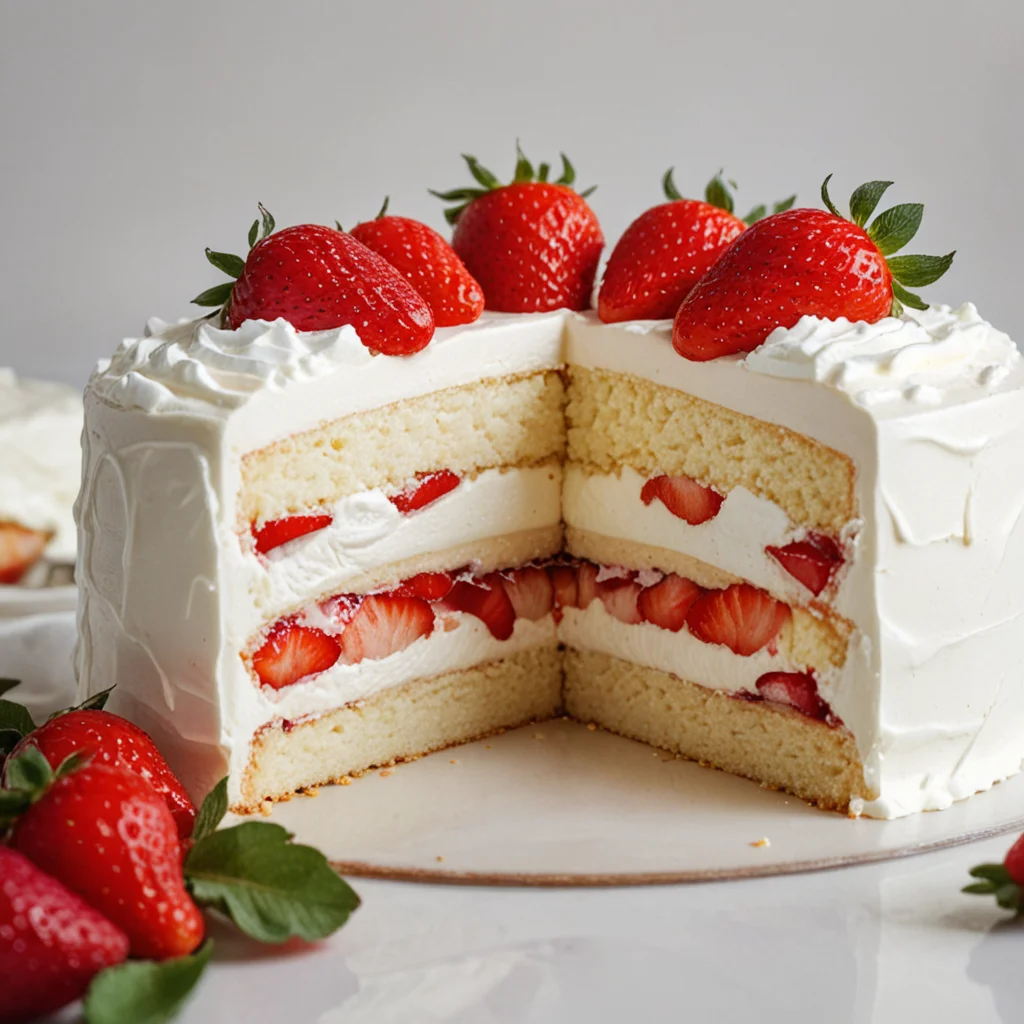 Strawberry Cream Cake: Enjoy This Simple Recipe!