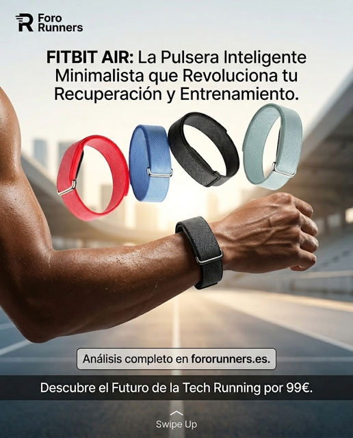 Fitbit Air: análisis del wearable de Google por 99 euros para optimizar el rendimiento running