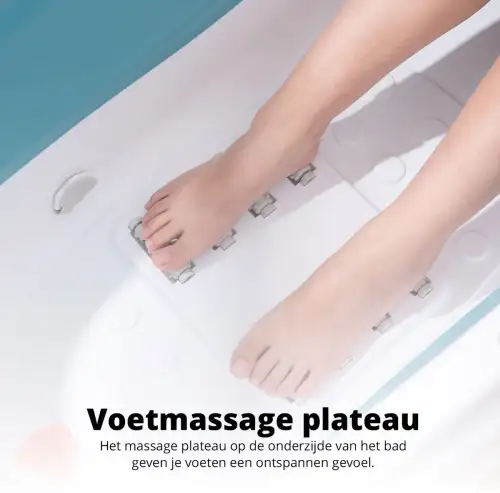 Sans Marque - Mobiel inklapbaar Bad voor in de Badkamer - ZitBadXL.nl