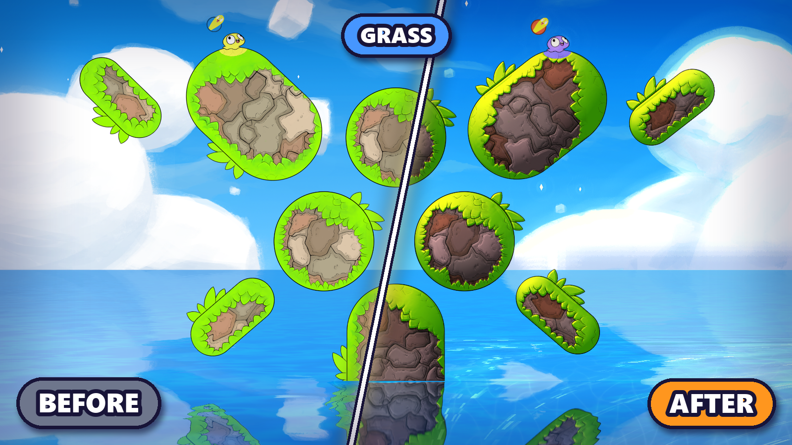 Grass level, vanilla vs BoplShader