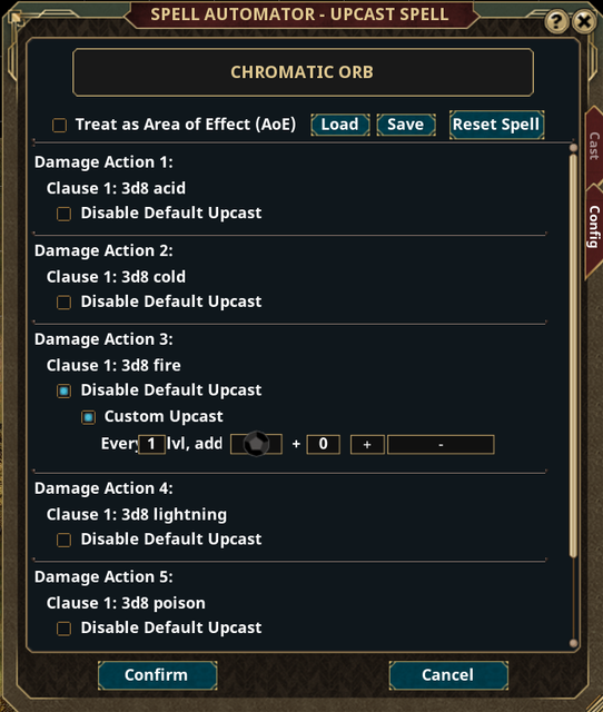upcast config tab example