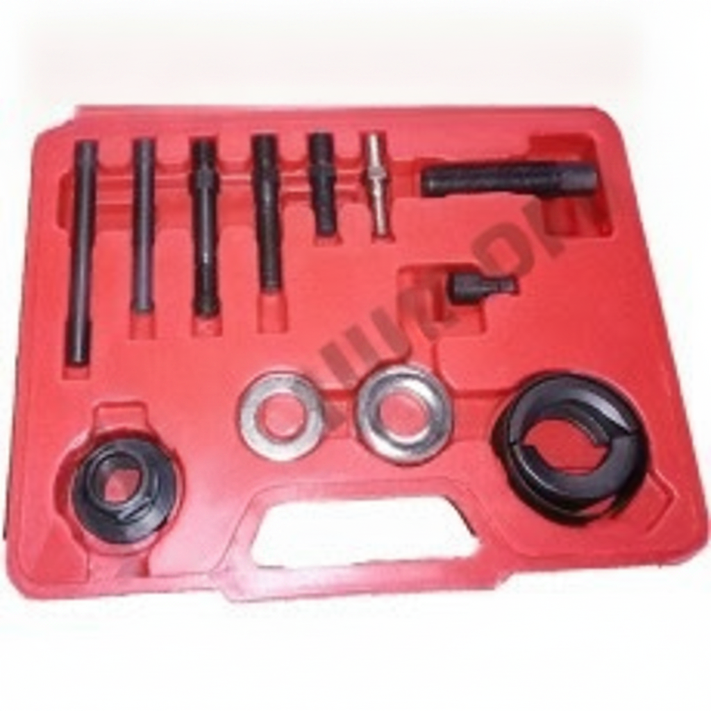 Alternator Pulley Puller and Installer Set for Power Steering, Quad 4, GM-Ford & Chrysler Cars (12 Pieces)