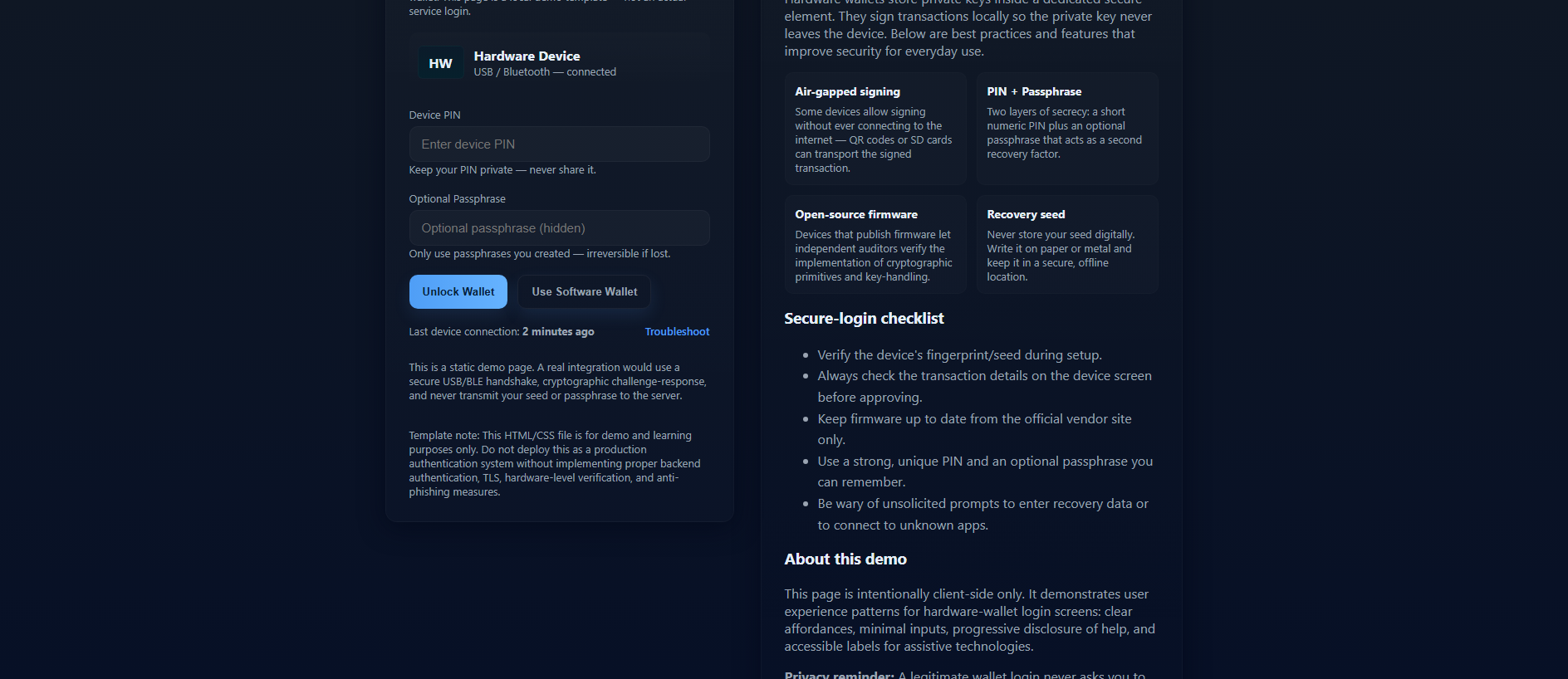 Forensic screenshot of [REDACTED] showing the phishing page layout
