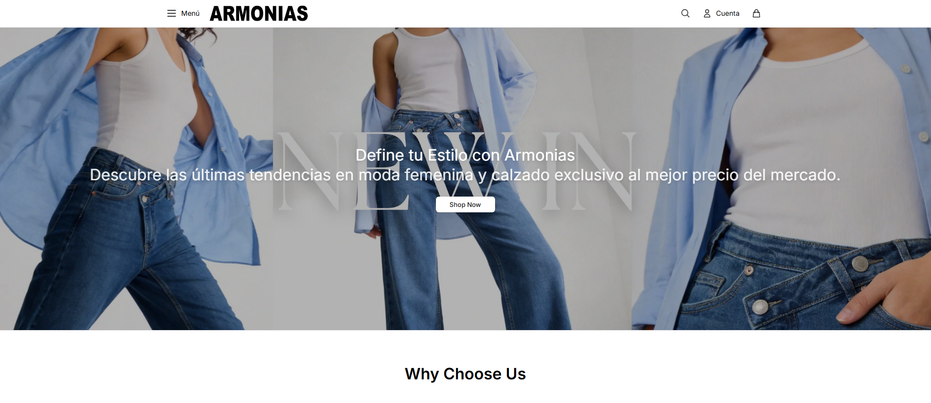 Stored capture of armoniasfashion.shop