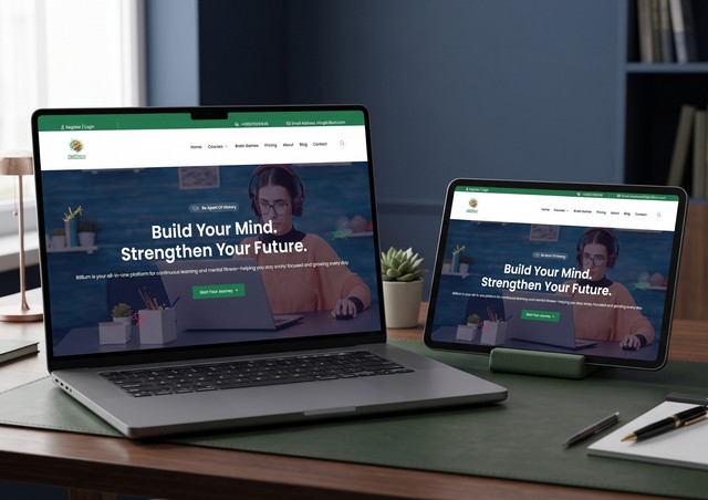 B3llum website design