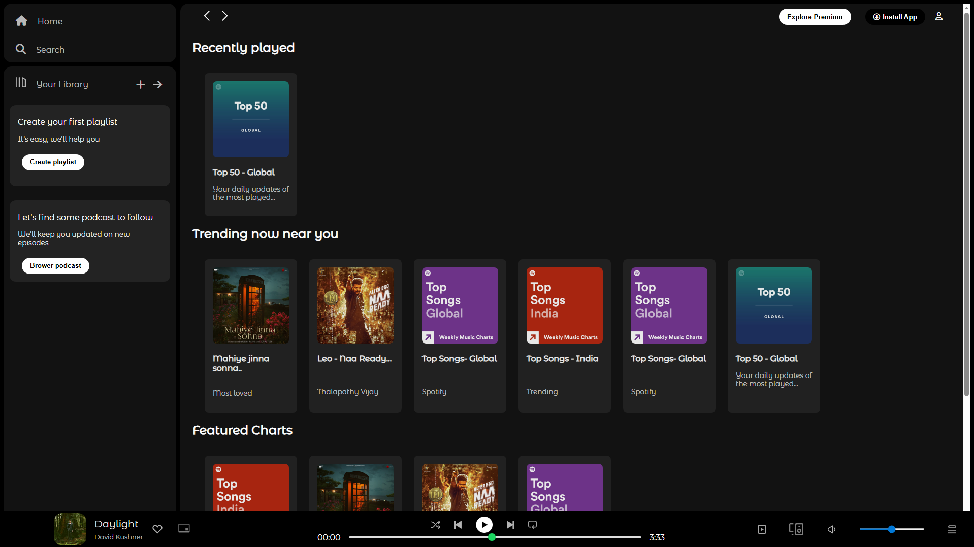 Stored capture of anurag2327spotifyclone.netlify.app