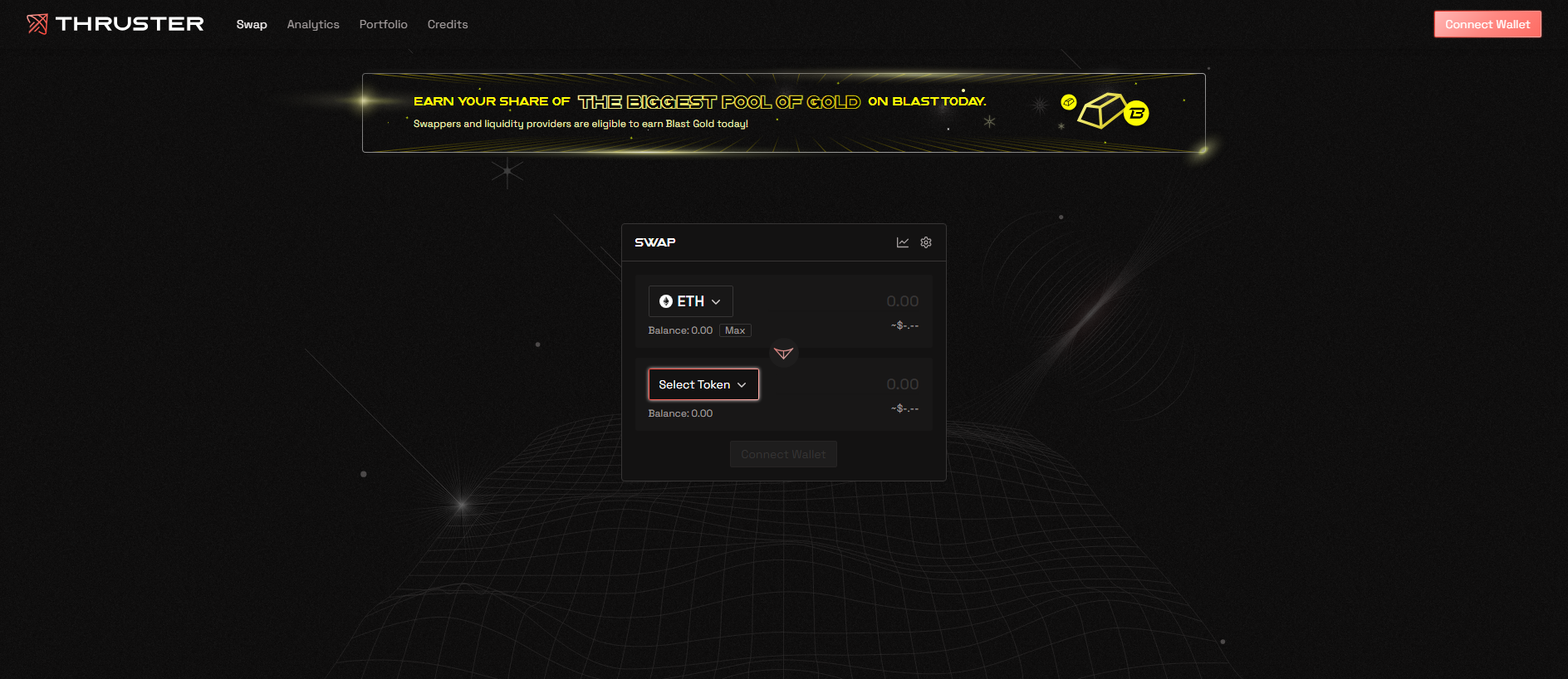 Screenshot of layer2-thruster.pages.dev