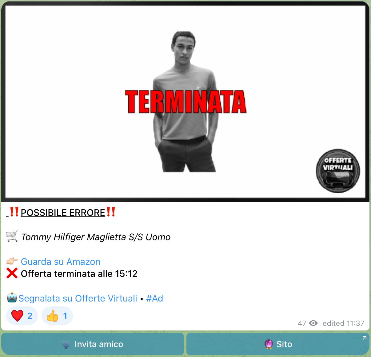 Errori Prezzo Amazon