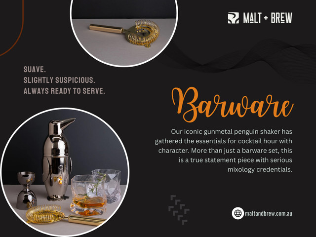 Your barware isn’t just a set of tools—it’s an essential part of your home bar experience. Whether you’re a casual cocktail enthusiast or a seasoned mixologist, taking proper care of your barware set ensures that every drink you craft is as exceptional as your first. High-quality bar tools are an investment, and with the right maintenance, they can last for years while retaining their shine and functionality.

Click Here for More Information: https://maltandbrew.com.au/collections/barware-bundles

Malt & Brew
Address: 1/22 Westpool Drive, Hallam, Victoria 3803, Australia
Phone:	+61 423 032 090

Google Map: https://goo.gl/maps/6E6GLMhRsbiSQV577

Read Our Blogs:
https://maltandbrewaus.wordpress.com
https://maltandbrew.weebly.com
https://maltandbrew-04.webselfsite.net

More Links:
https://www.allmyfaves.com/maltandbrew
https://en.gravatar.com/maltandbrewaus
https://au.pinterest.com/maltandbrewaus