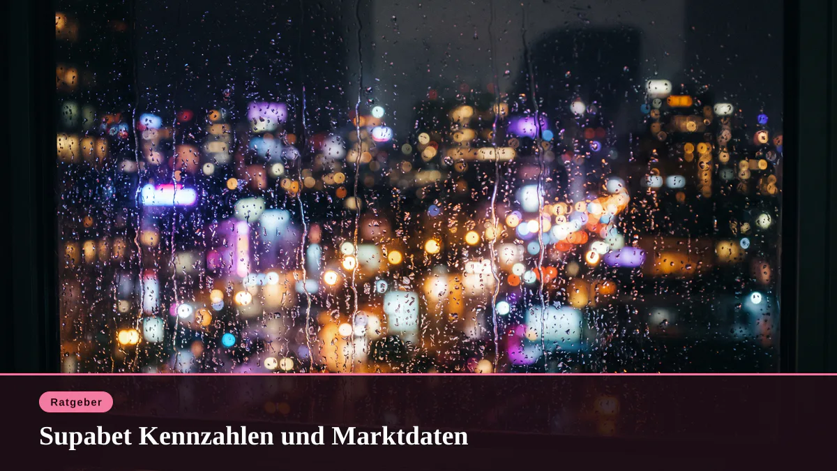 Supabet Kennzahlen und Marktdaten