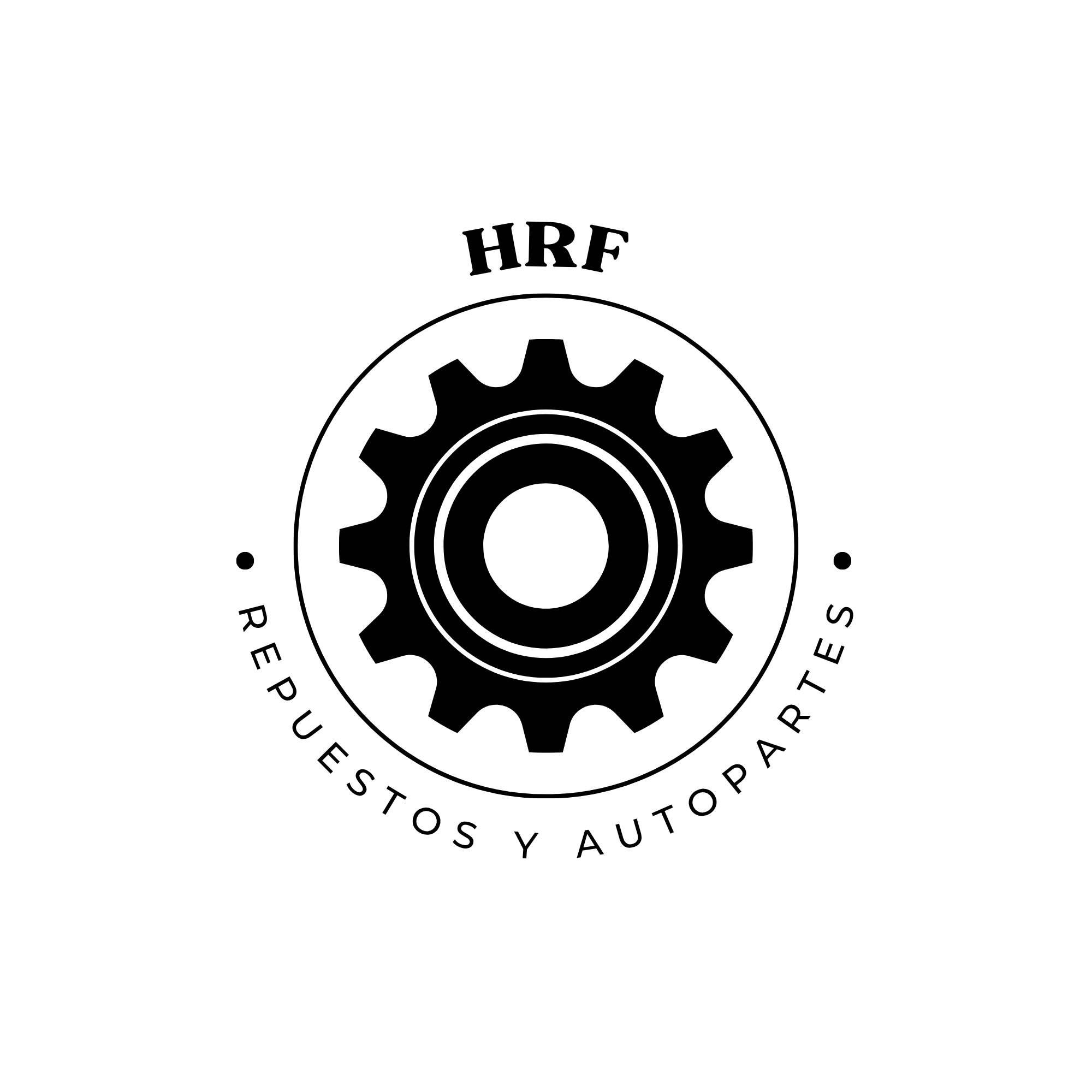 Logo de HRF REPUESTOS Y ACCESORIOS PARA AUTOS Y MOTOS