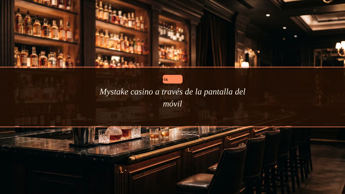 Mystake casino a través de la pantalla del móvil