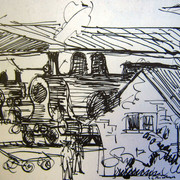 Станция в Давосе 1921
