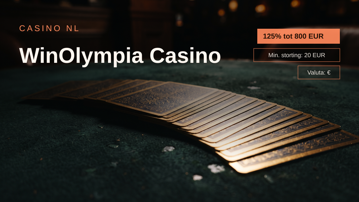 WinOlympia Casino � welkomstbonus 125% tot 800 EUR + 100 FS, betalingen: Visa, Mastercard, Bitcoin, Ethereum, Litecoin