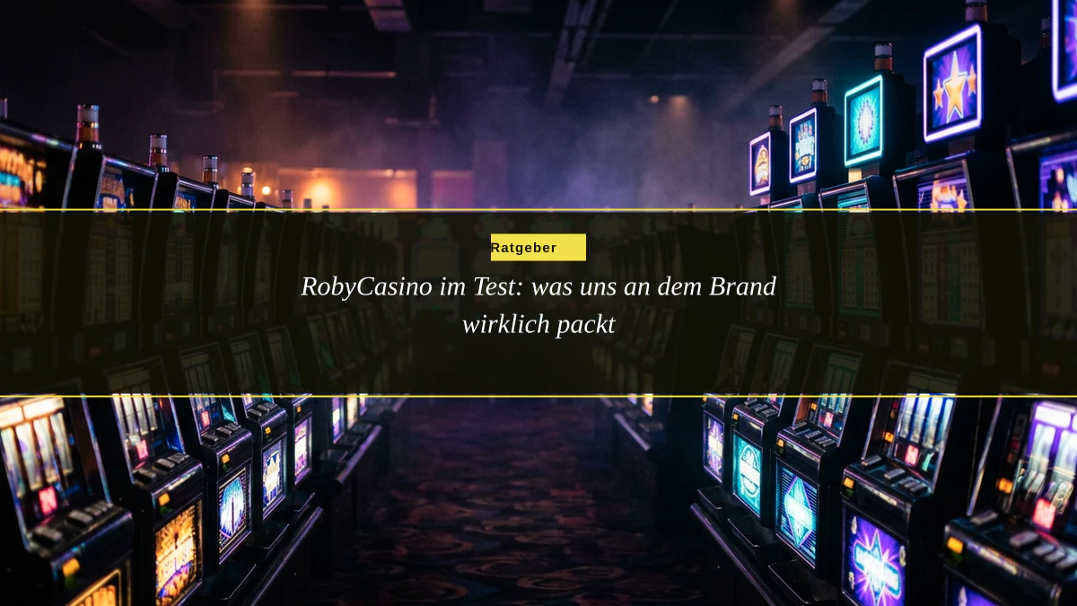 RobyCasino im Test: was uns an dem Brand wirklich packt