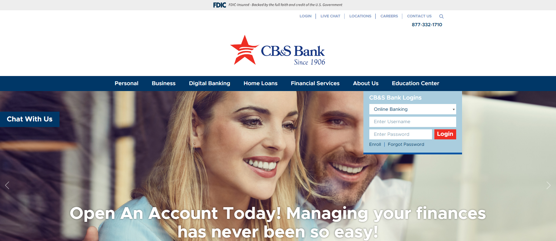 Screenshot of cbsbank.help