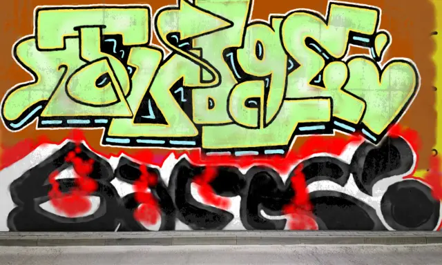 Graffiti artwork by Sark