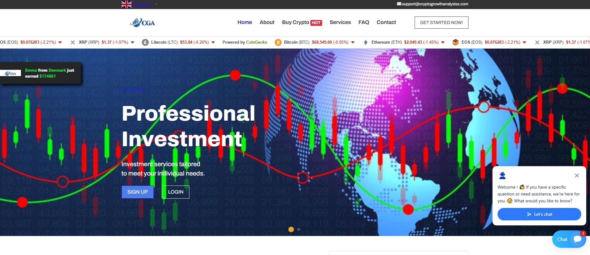 Screenshot of cryptogrowthanalysiss.com