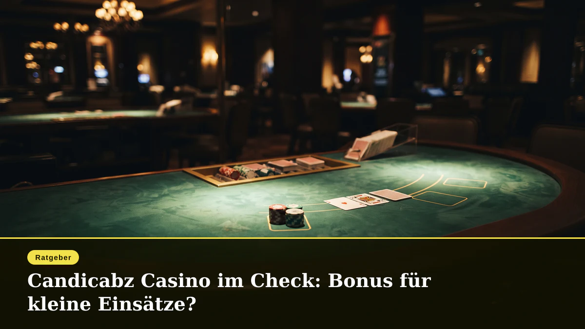 Candicabz Casino im Check: Bonus für kleine Einsätze?