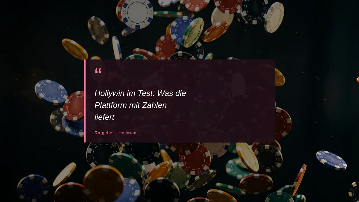 Hollywin im Test: Was die Plattform mit Zahlen liefert