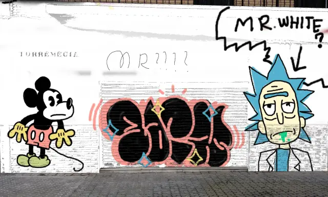 Graffiti artwork by Sark