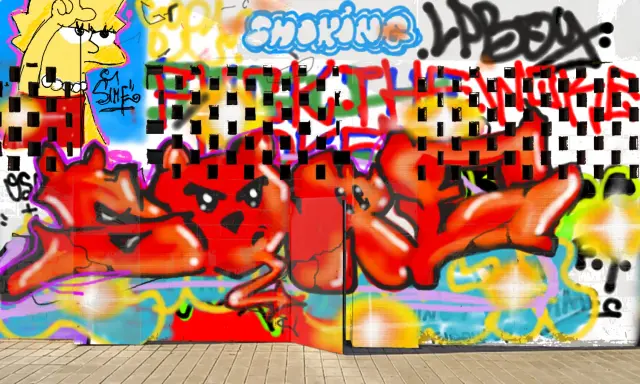 Graffiti artwork by Sore95