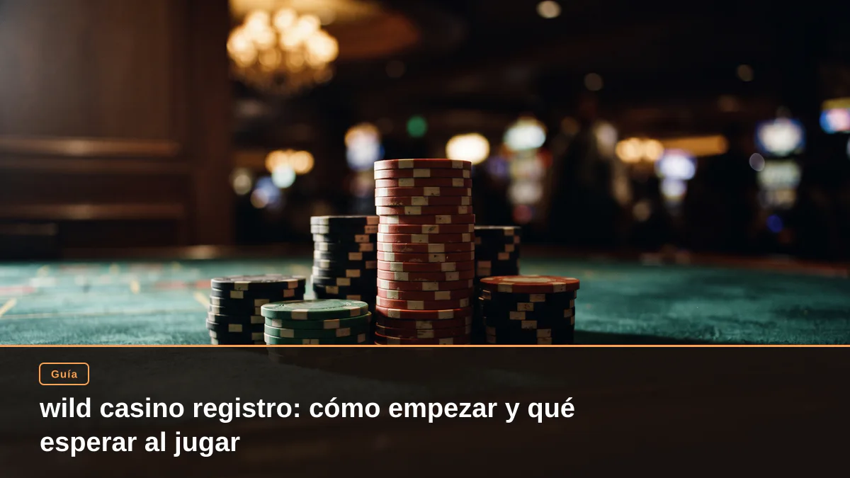 wild casino registro: cómo empezar y qué esperar al jugar