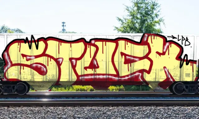 Graffiti artwork by STUCK1