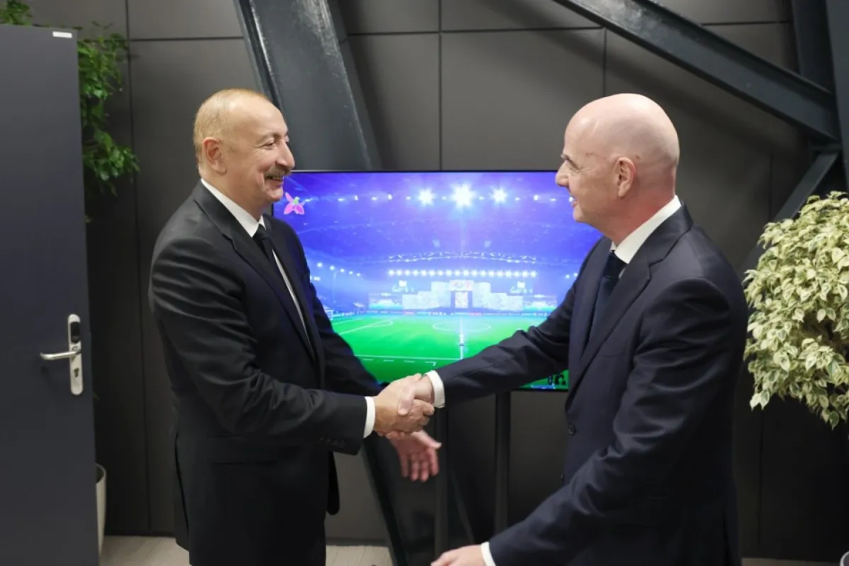 Prezident İlham Əliyev FIFA U-15 dünya çempionatının açılışında iştirak edib