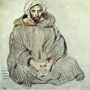Eugene-Delacroix-An-Arab-In-Tanger
