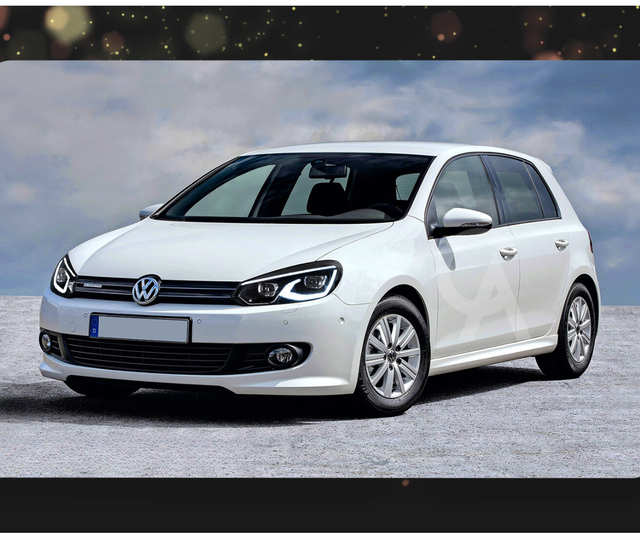 VW Volkswagen Golf MK6 LED Sequential Front Headlights 2010-2014