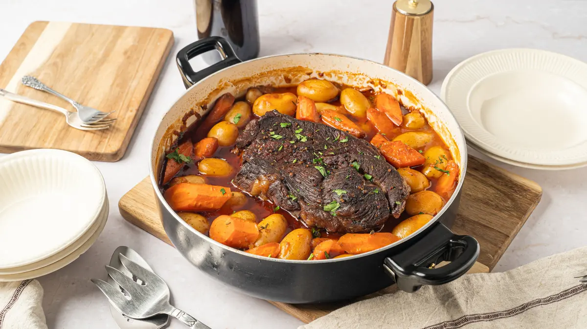 Canned Soup Transforms Pot Roast into a Tender Delight